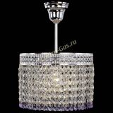 Люстра Венеция Капель №1 с подвесом Фиолетовая в Саратове