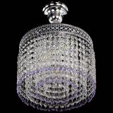 Люстра Венеция Капель №1 с подвесом Фиолетовая в Саратове