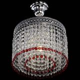 Люстра Венеция Капель №1 с подвесом Красная в Саратове