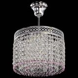 Люстра Венеция Капель №1 с подвесом Розовая в Саратове