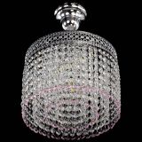 Люстра Венеция Капель №1 с подвесом Розовая в Саратове