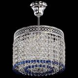 Люстра Венеция Капель №1 с подвесом Синяя в Саратове