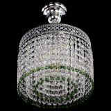 Люстра Венеция Капель №1 с подвесом Зеленая в Саратове