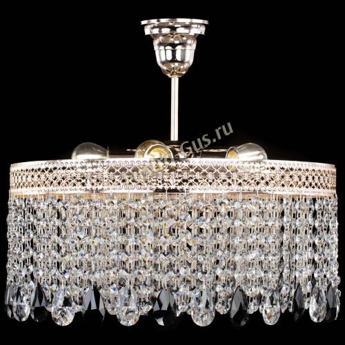 Люстра Венеция Капель журавлик черная в Саратове Гусь Хрустальный