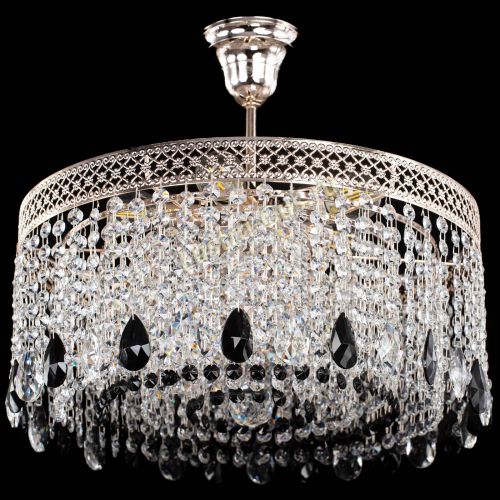 Люстра Венеция Капель журавлик черная в Саратове Гусь Хрустальный