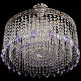 Люстра Венеция Капель журавлик фиолетовая в Саратове