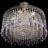 Люстра Венеция Капель журавлик фиолетовая в Саратове