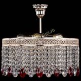 Люстра Венеция Капель журавлик красная в Саратове