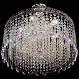 Люстра Венеция Капель журавлик розовая в Саратове