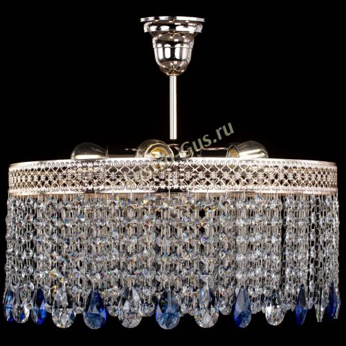 Люстра Венеция Капель журавлик синяя в Саратове Гусь Хрустальный