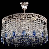 Люстра Венеция Капель журавлик синяя в Саратове