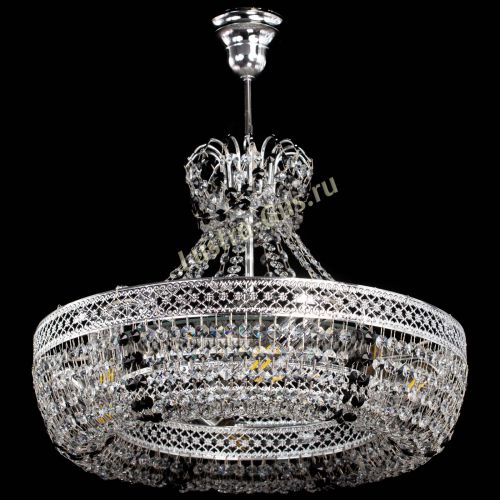 Люстра Венеция Кольцо с подвесом Черная в Саратове Гусь Хрустальный