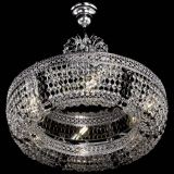 Люстра Венеция Кольцо с подвесом Черная в Саратове