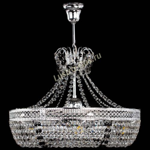 Люстра Венеция Кольцо с подвесом Черная в Саратове Гусь Хрустальный