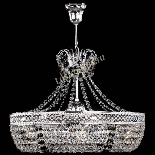 Люстра Венеция Кольцо с подвесом Черная в Саратове Гусь Хрустальный