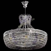 Люстра Венеция Кольцо с подвесом Фиолетовая