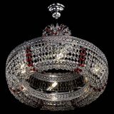 Люстра Венеция Кольцо с подвесом Красная в Саратове