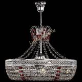 Люстра Венеция Кольцо с подвесом Красная в Саратове