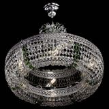 Люстра Венеция Кольцо с подвесом Зеленая в Саратове