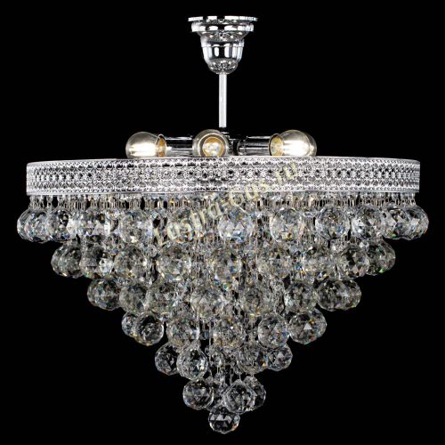 Люстра Венеция Пирамида шар 40 в Саратове Гусь Хрустальный