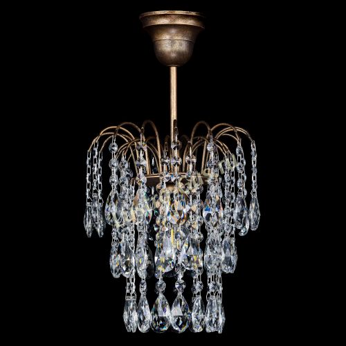 Люстра Весна журавлик под бронзу в Саратове Гусь Хрустальный