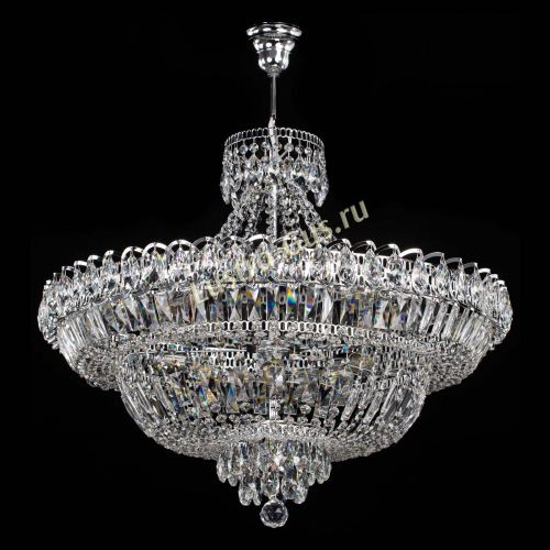 Люстра Водопад с подвесом  в Саратове Гусь Хрустальный