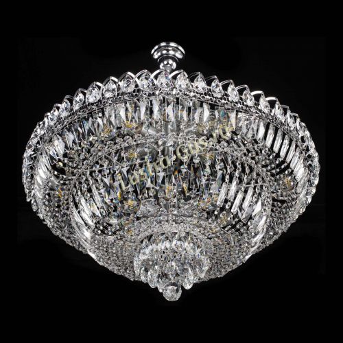 Люстра Водопад с подвесом  в Саратове Гусь Хрустальный