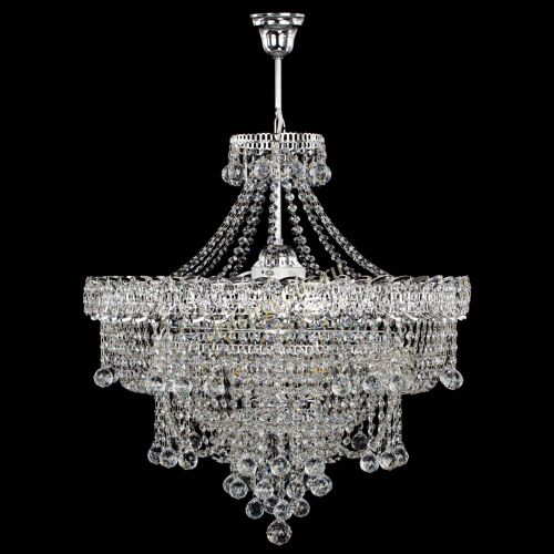 Люстра Водопад Софья №8 с подвесом  в Саратове Гусь Хрустальный