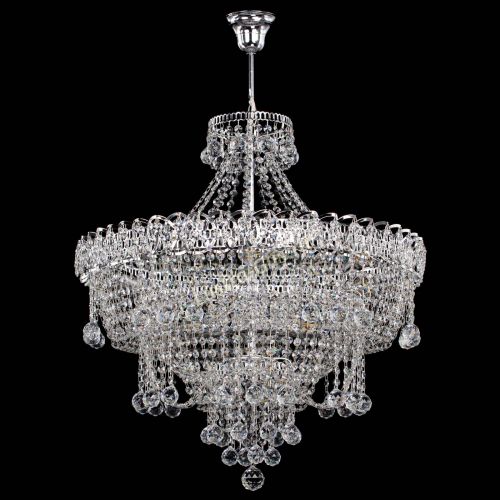 Люстра Водопад Софья №8 с подвесом  в Саратове Гусь Хрустальный