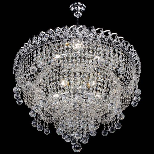 Люстра Водопад Софья №8 с подвесом  в Саратове Гусь Хрустальный