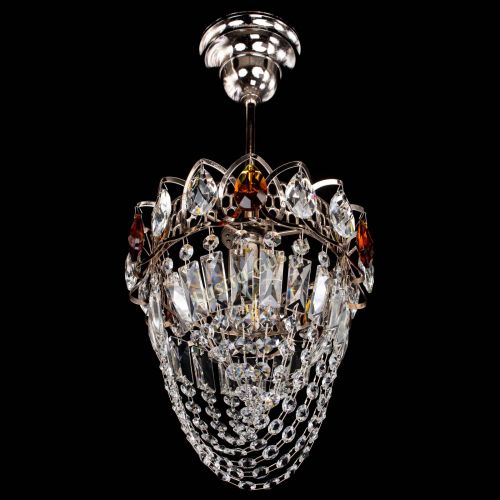 Люстра Водоворот №1 мини с подвесом чайная в Саратове Гусь Хрустальный