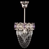 Люстра Водоворот №1 мини с подвесом фиолетовая в Саратове