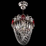 Люстра Водоворот №1 мини с подвесом красная в Саратове