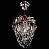 Люстра Водоворот №1 мини с подвесом красная в Саратове