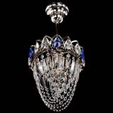 Люстра Водоворот №1 мини с подвесом синяя в Саратове