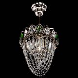 Люстра Водоворот №1 мини с подвесом зеленая в Саратове