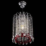 Люстра Зима капель журавлик красная в Саратове