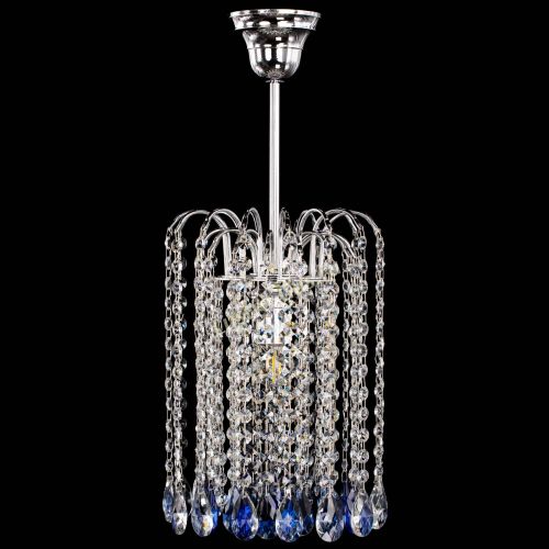 Люстра Зима капель журавлик синяя в Саратове Гусь Хрустальный