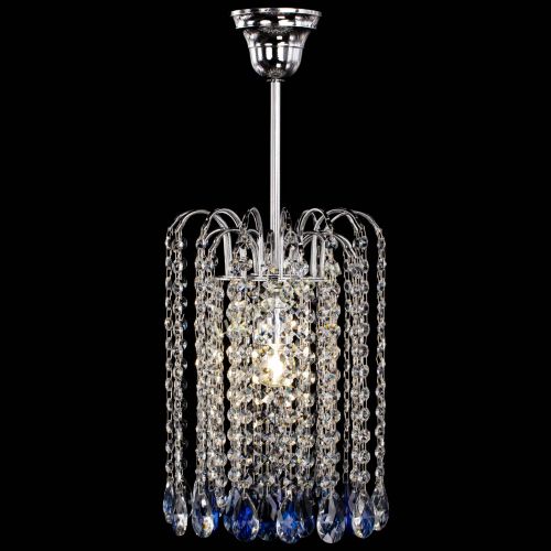 Люстра Зима капель журавлик синяя в Саратове Гусь Хрустальный