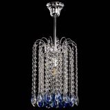 Люстра Зима капель журавлик синяя в Саратове