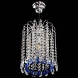 Люстра Зима капель журавлик синяя в Саратове