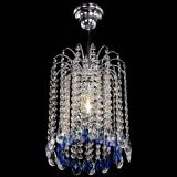 Люстра Зима капель журавлик синяя в Саратове