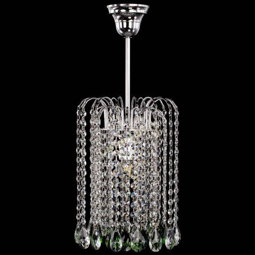 Люстра Зима капель журавлик зеленая в Саратове Гусь Хрустальный