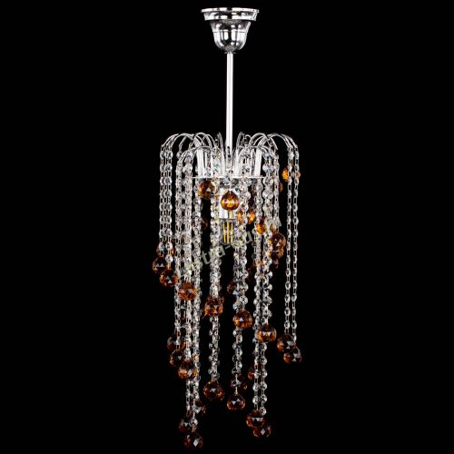 Люстра Зима каскад шар 30 чайная в Саратове Гусь Хрустальный