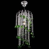 Люстра Зима каскад шар 30 зеленая в Саратове