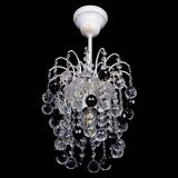 Люстра Зима шар черная (белая патина)  в Саратове