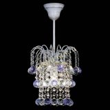 Люстра Зима шар фиолетовая (белая патина)  в Саратове