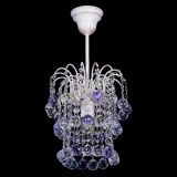 Люстра Зима шар фиолетовая (белая патина)  в Саратове