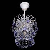 Люстра Зима шар фиолетовая (белая патина)  в Саратове