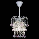 Люстра Зима шар розовая (белая патина)  в Саратове